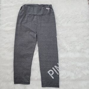 Pink women's leggings. Size small/medium. Elastic waist.